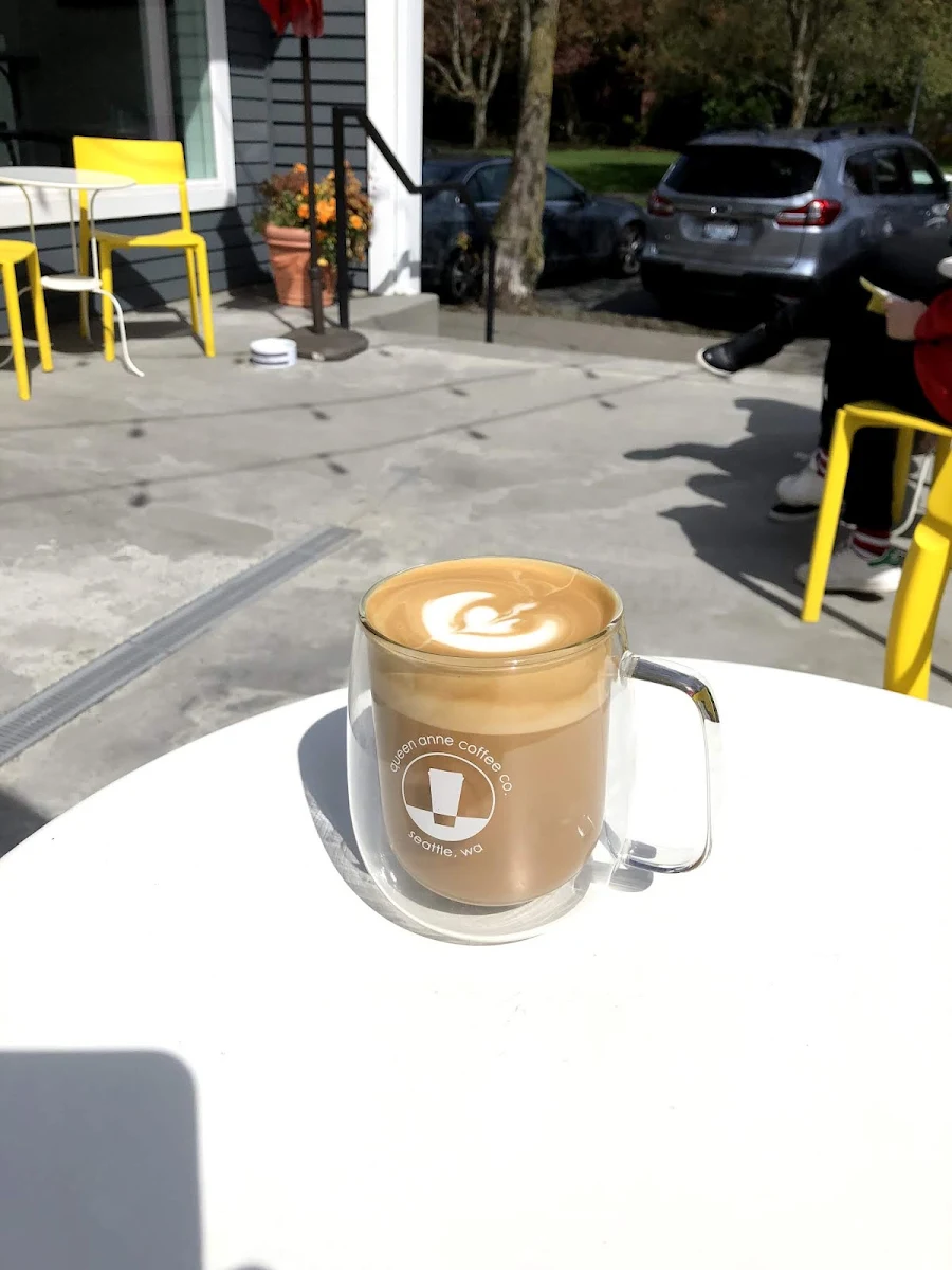 Lavender Almond Milk Latte