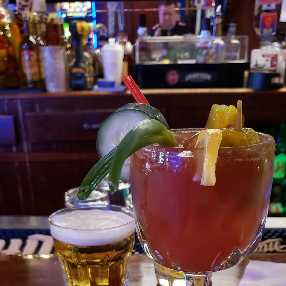 Bloody Mary with Bud Light