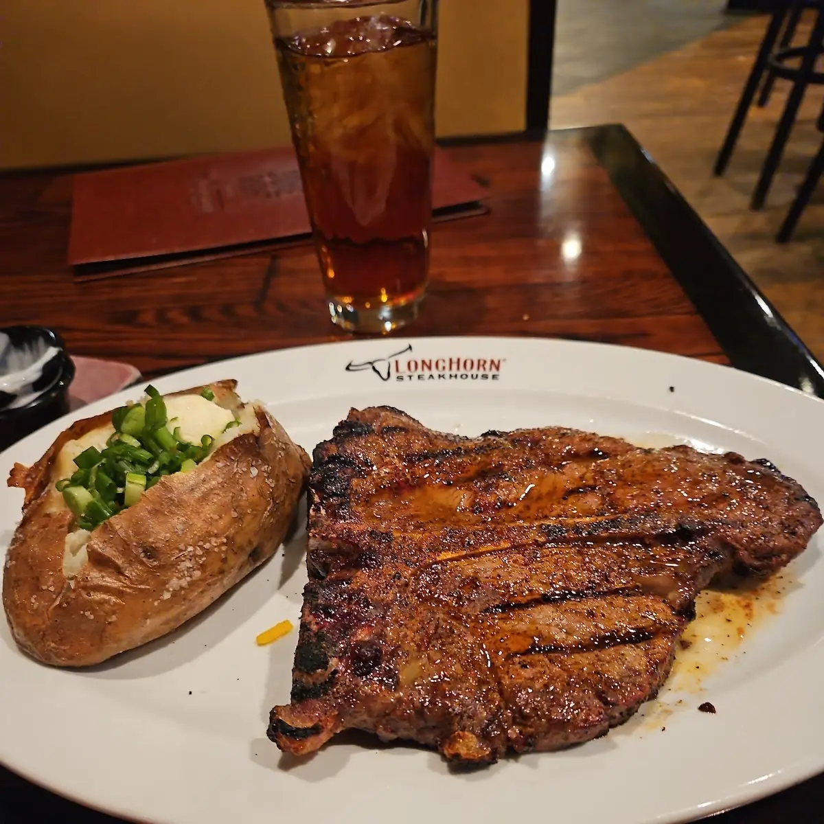 Porterhouse with Baked Potato