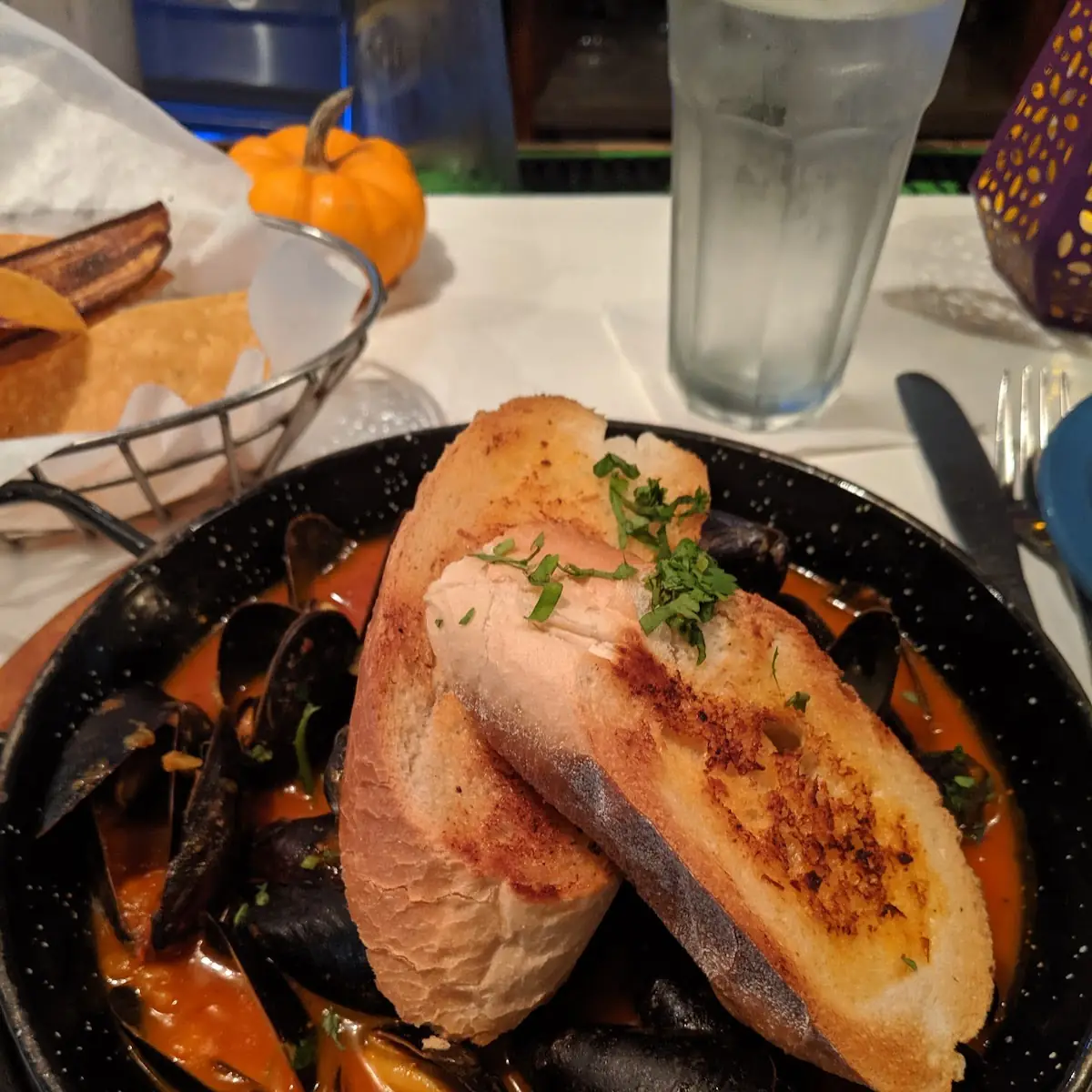 Mussels in Chipotle Pineapple Broth