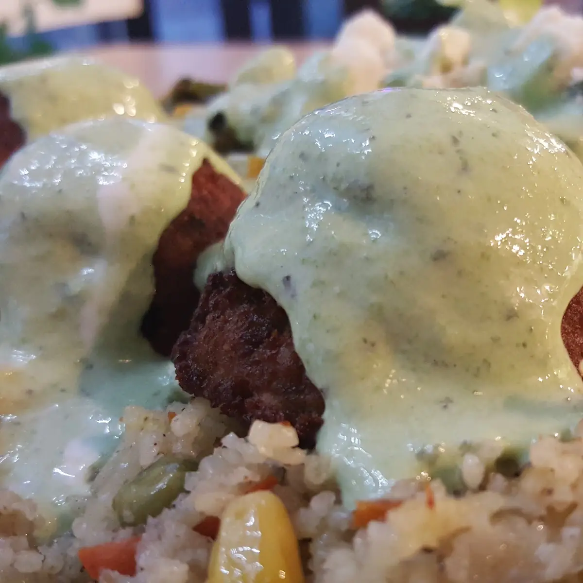 Lebanese Meat Balls Rice Bowl