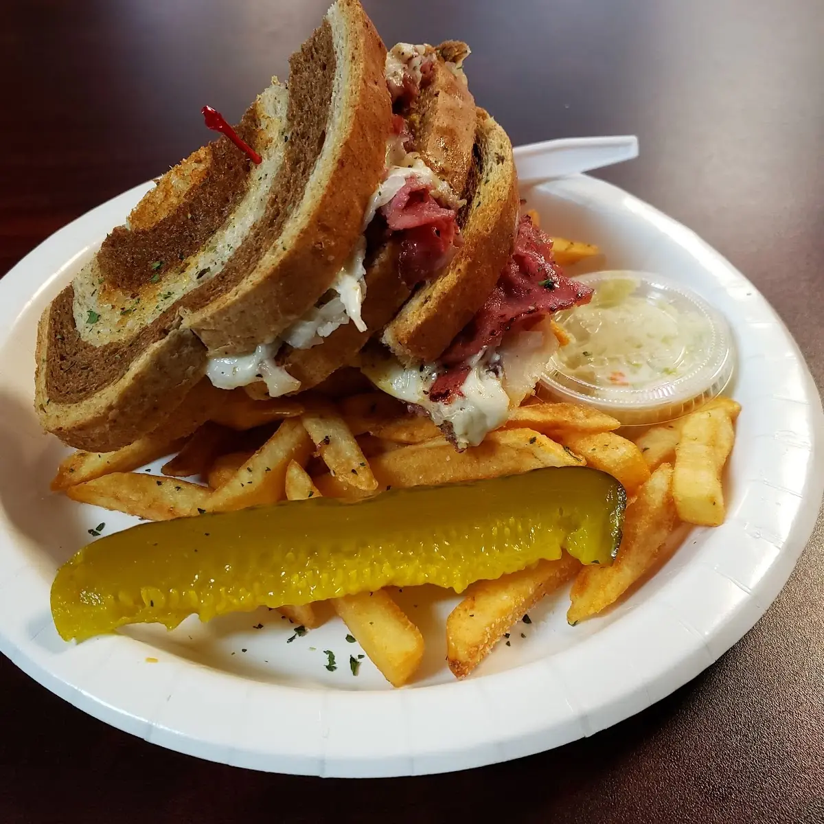 Hot Pastrami Sandwich