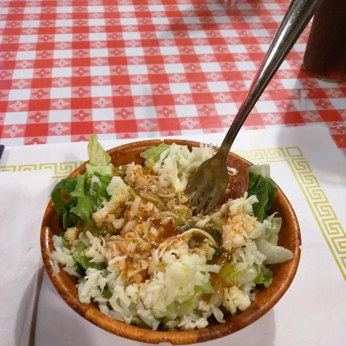Salad with Italian Dressing