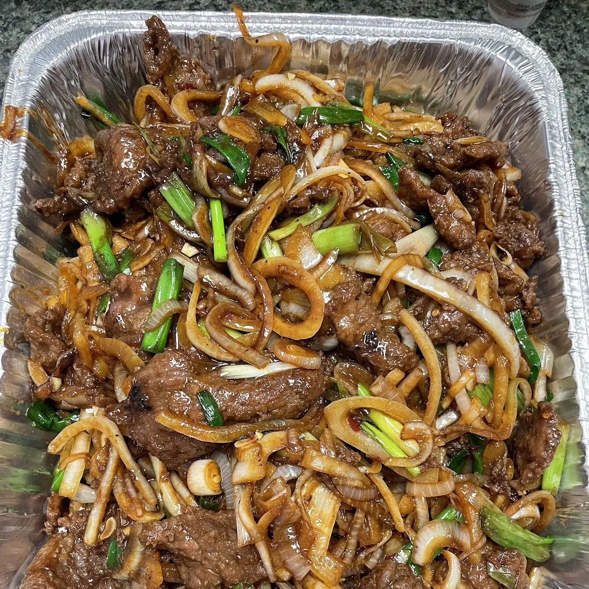 Beef with Garlic Sauce