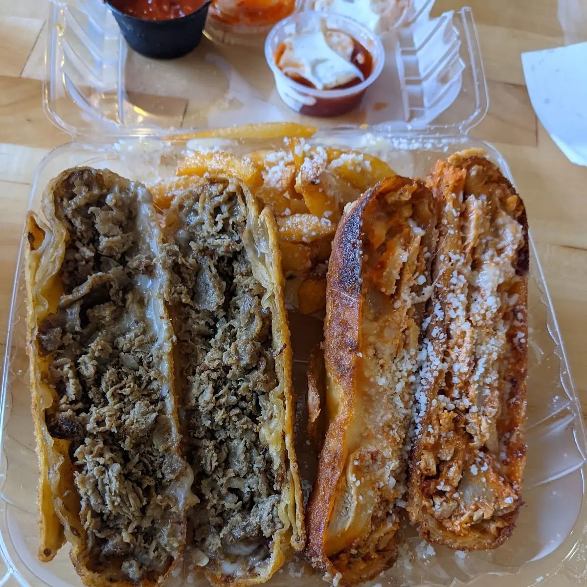 Cheese Steak Egg Roll