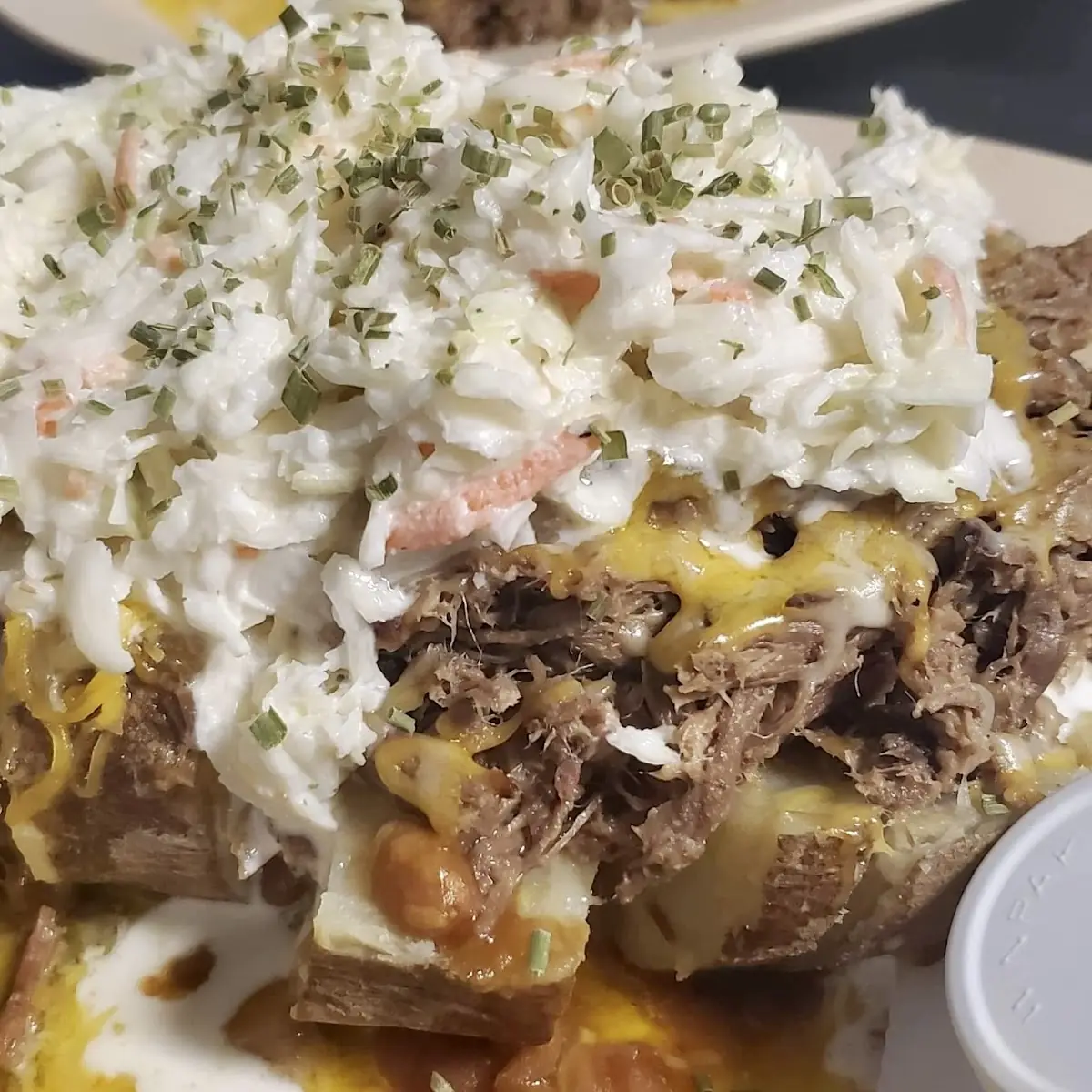 LC's Stuffed Smoked Baked Potato