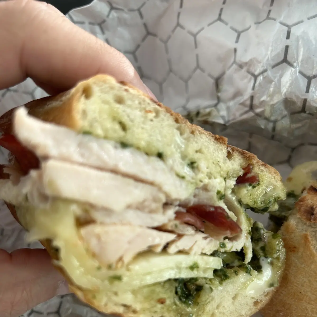 Pesto Chicken Sub