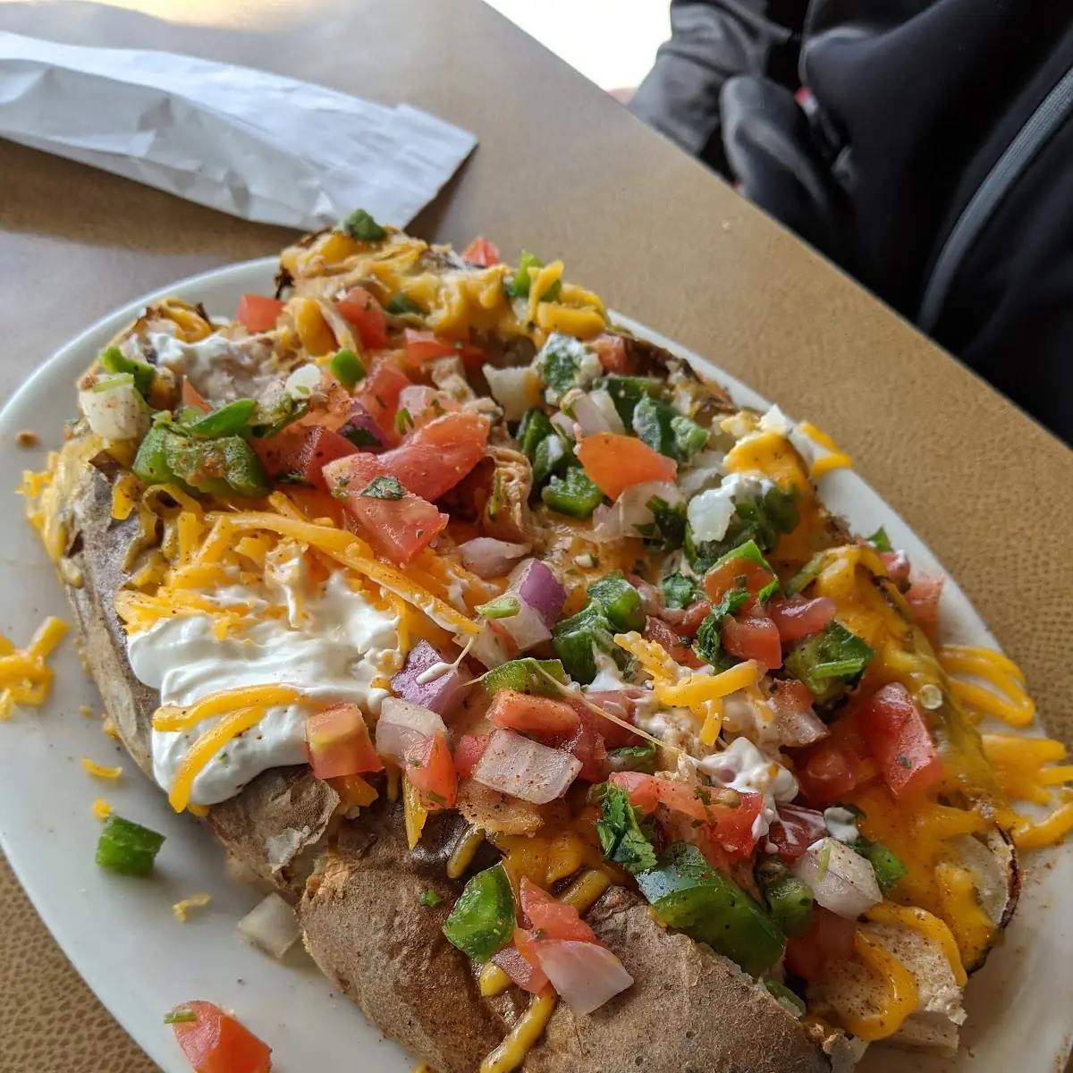 Pollo Mexicano Baked Potato