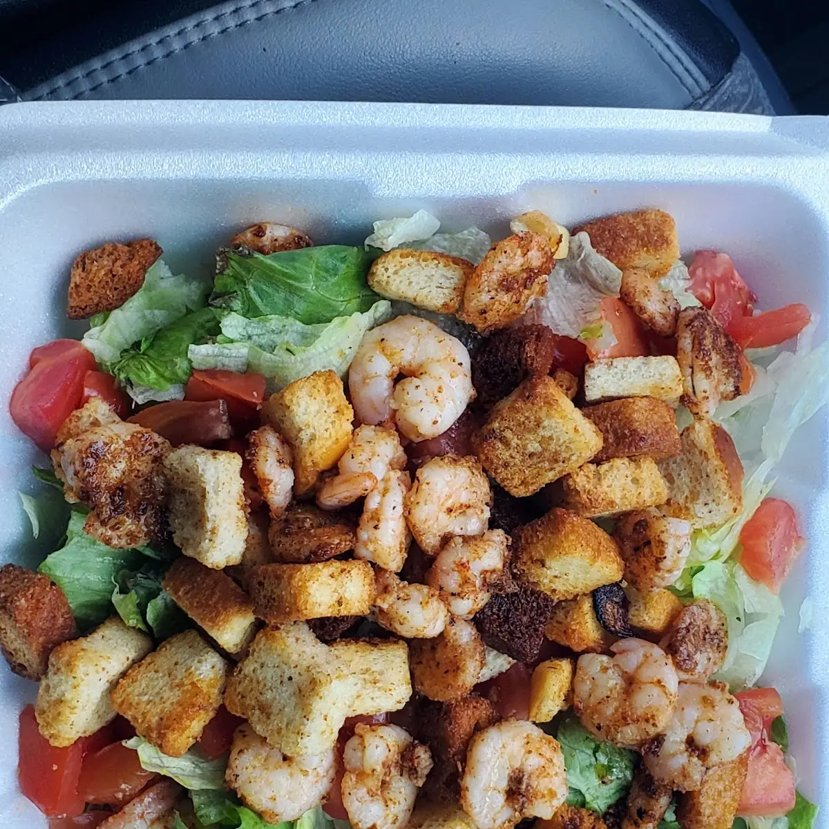 Garden Salad with Shrimp