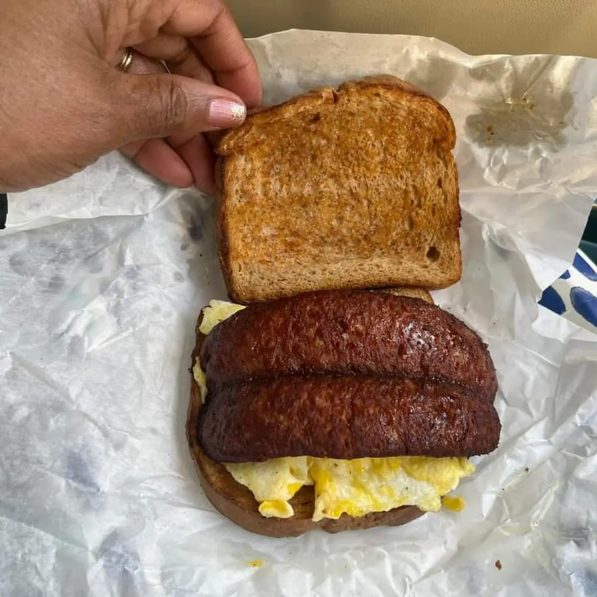 Parker House Breakfast Sandwich