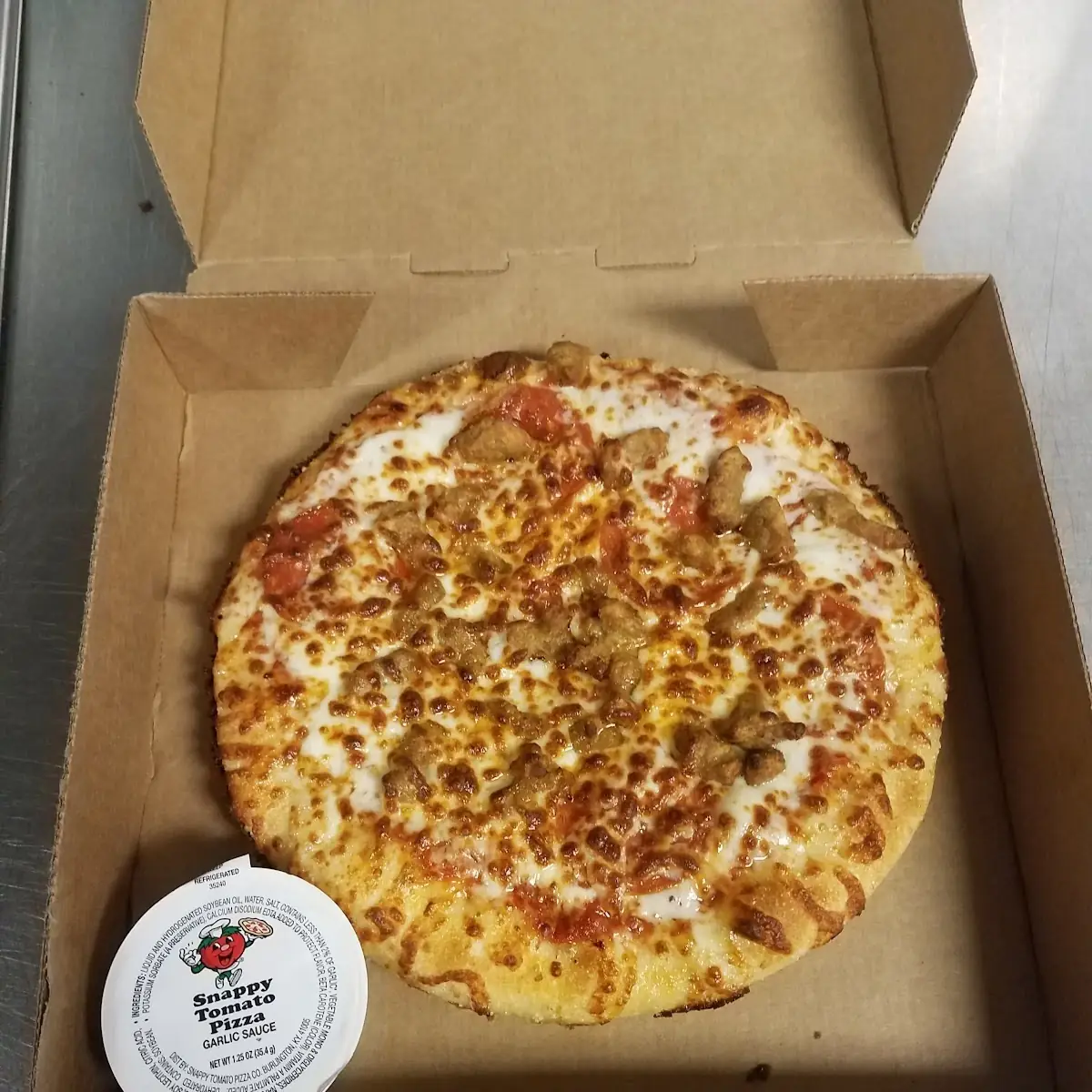 Small Pepperoni Sausage Pizza