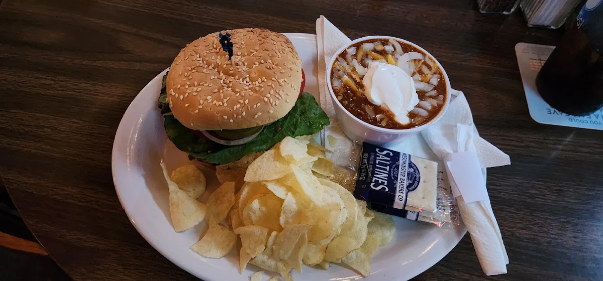 Bacon Cheeseburger with Chili