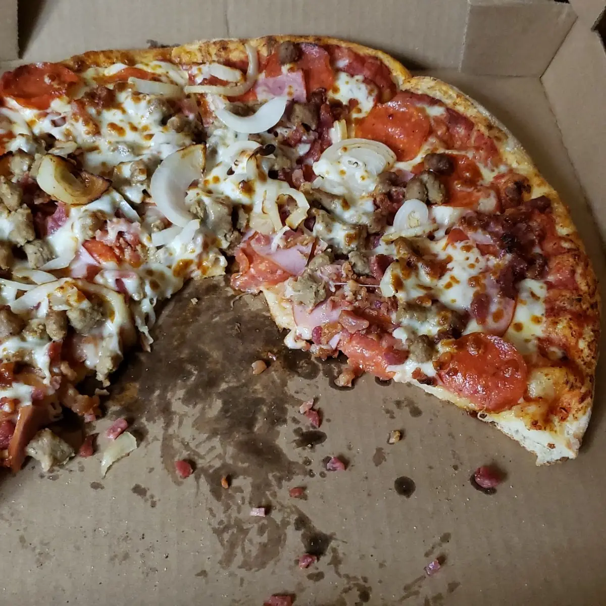 Meat Lovers Pizza Add Onions
