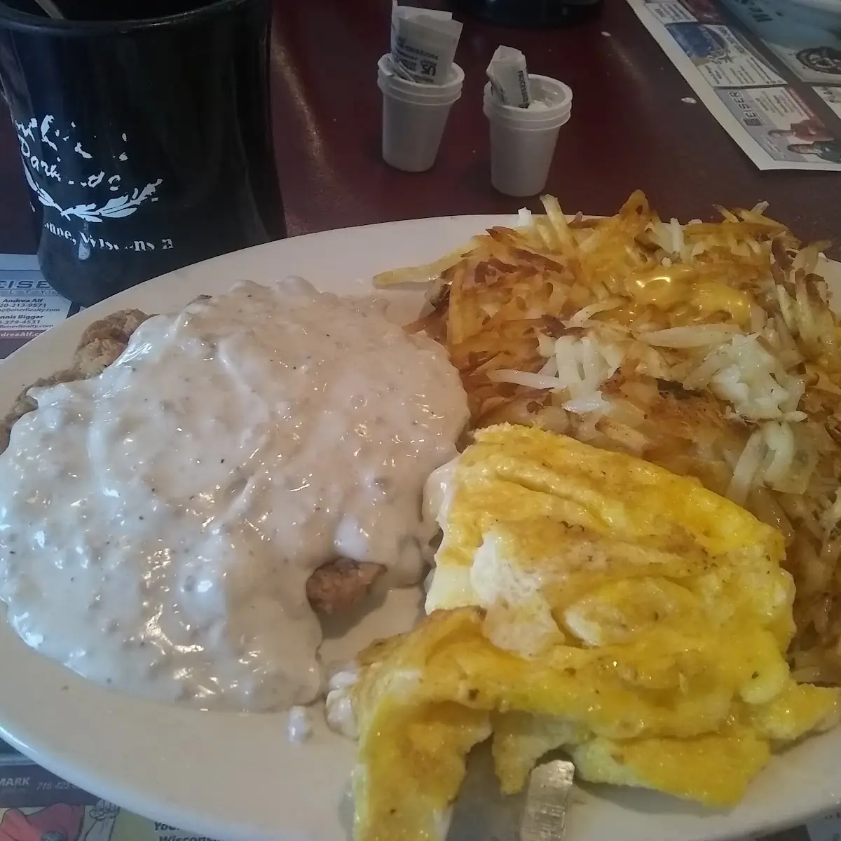Chicken Fried Steak and Eggs