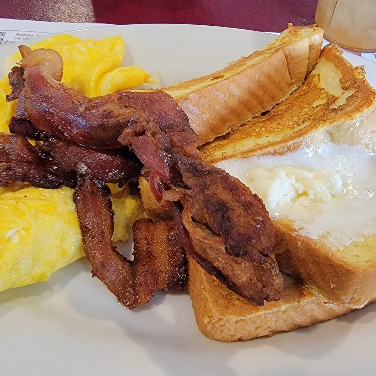 Two Eggs & Bacon or Sausage