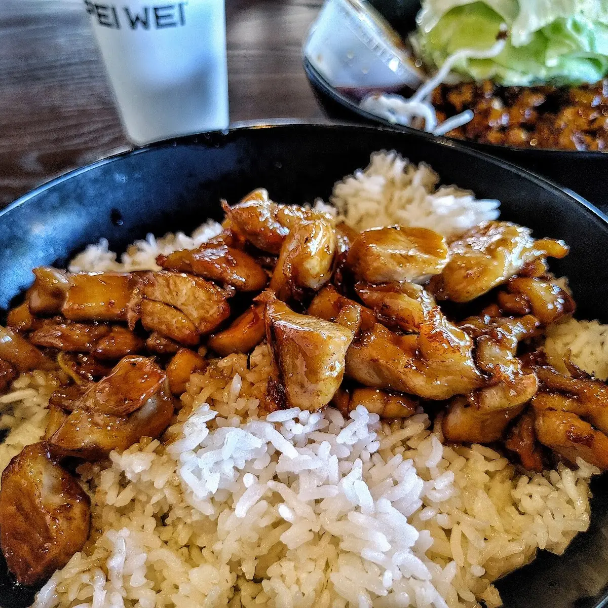 Bourbon Chicken Rice