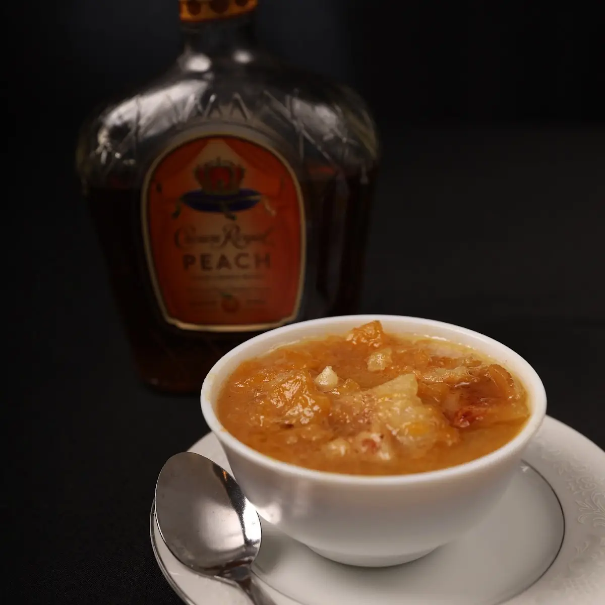 Whiskey Peach Cobbler
