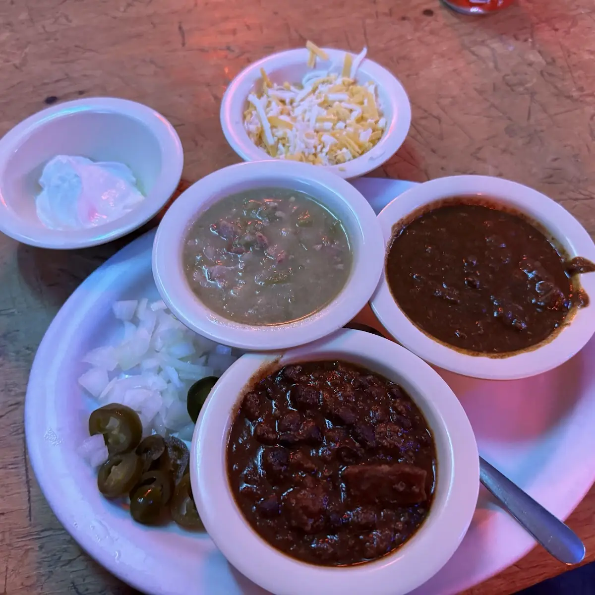 Chili Sampler Platter