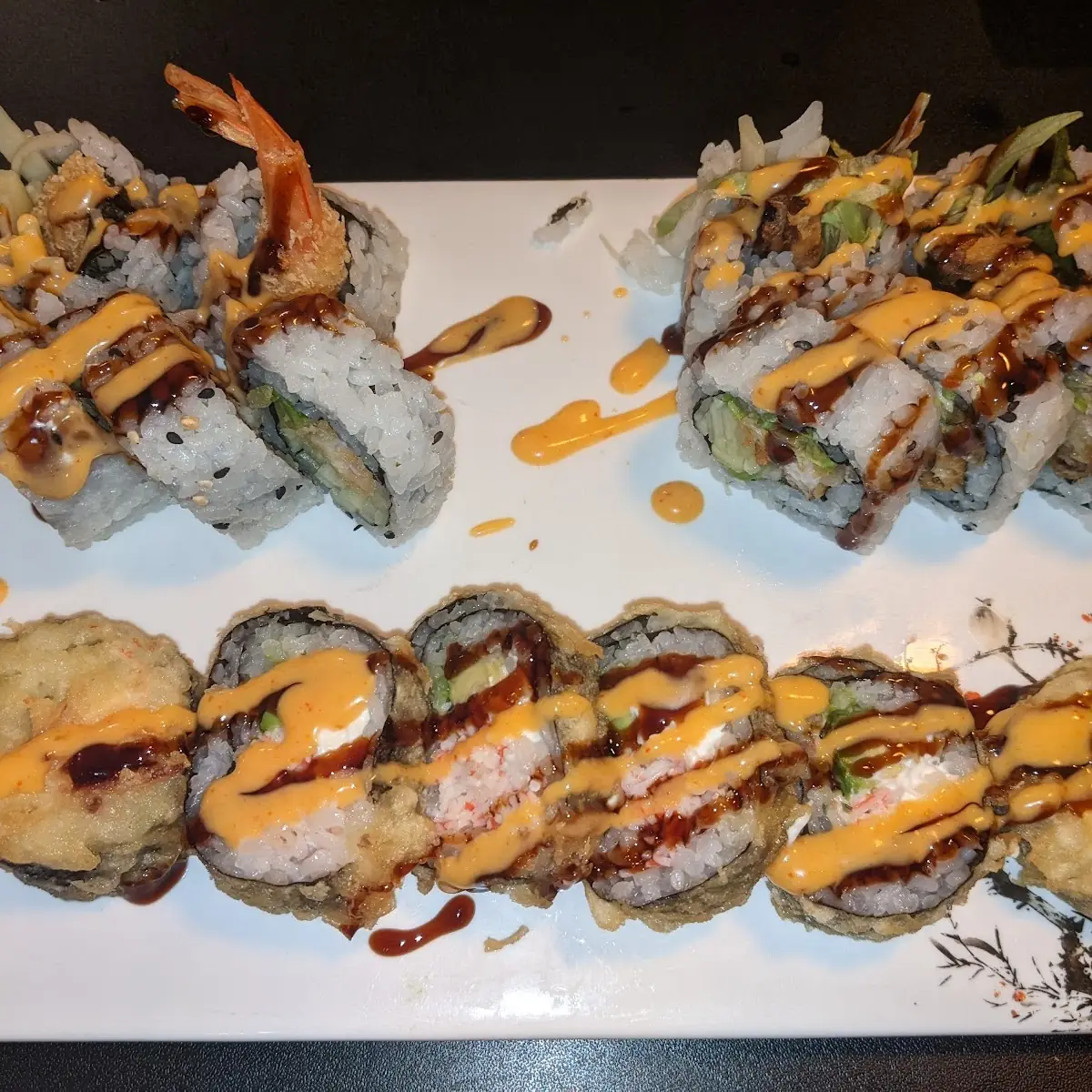 Salmon and Avocado Sushi Rolls