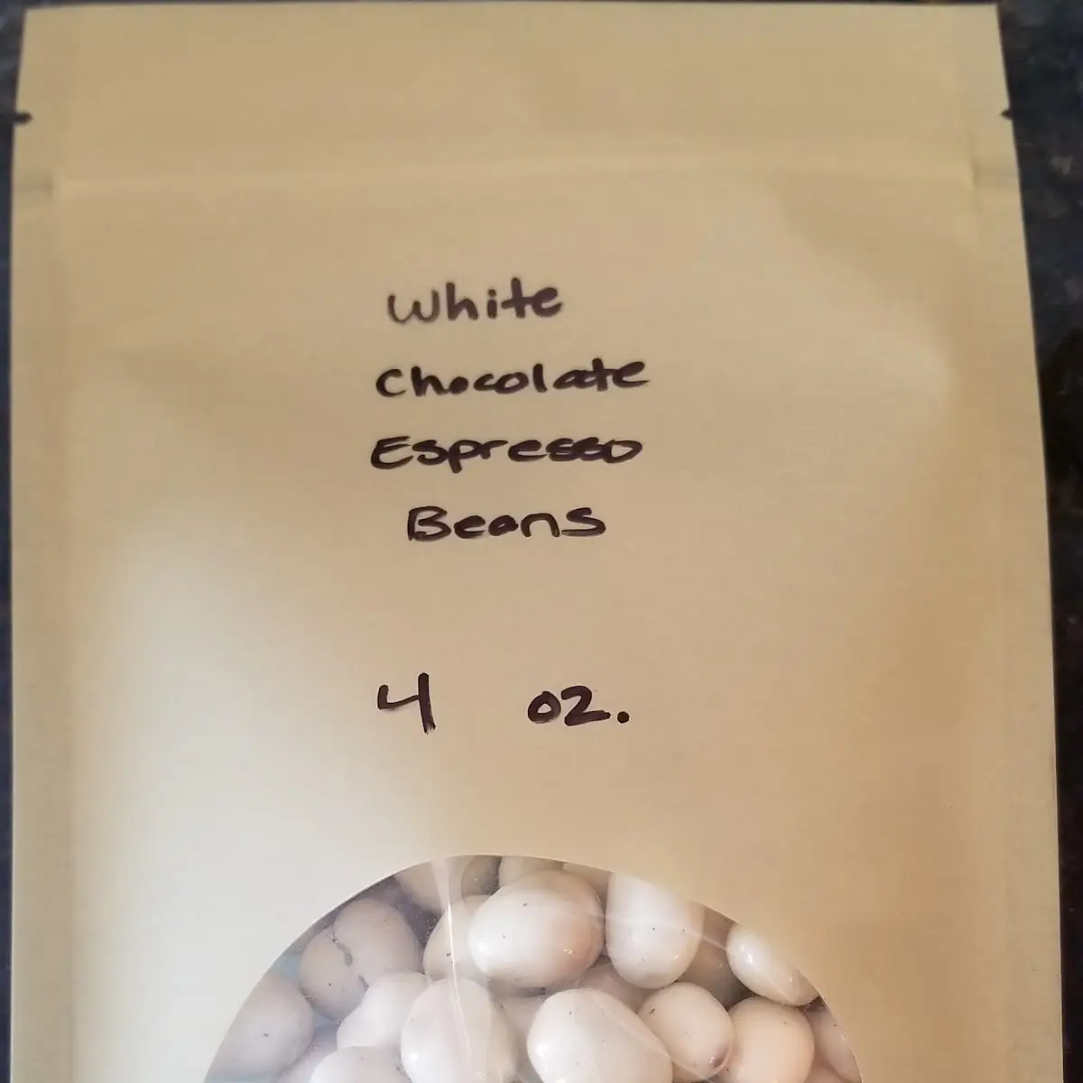 White Chocolate Espresso Beans
