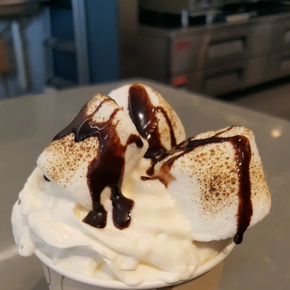 Toasted Marshmallow Milkshake