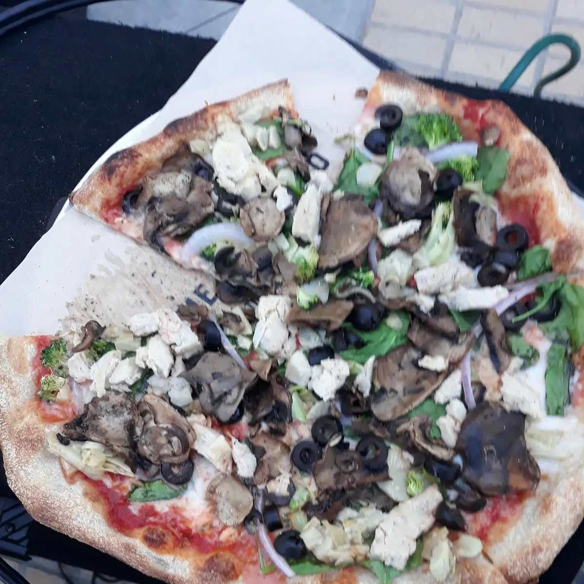 Veggie Pizza with Whole Wheat Crust