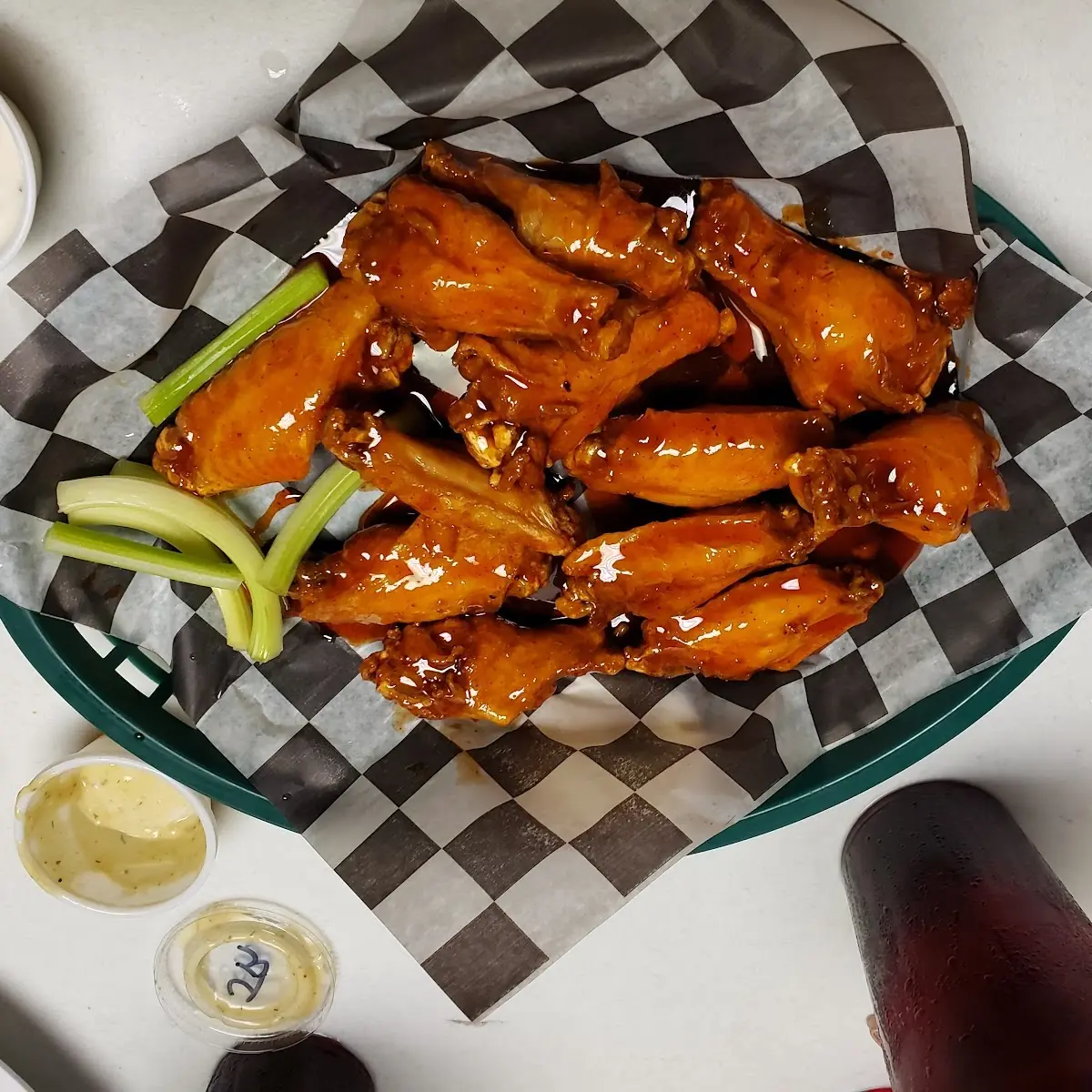 Split Wings with Two Sauces