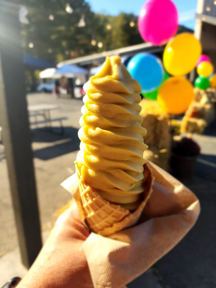 Sticky Cinnamon Bun Soft Serve