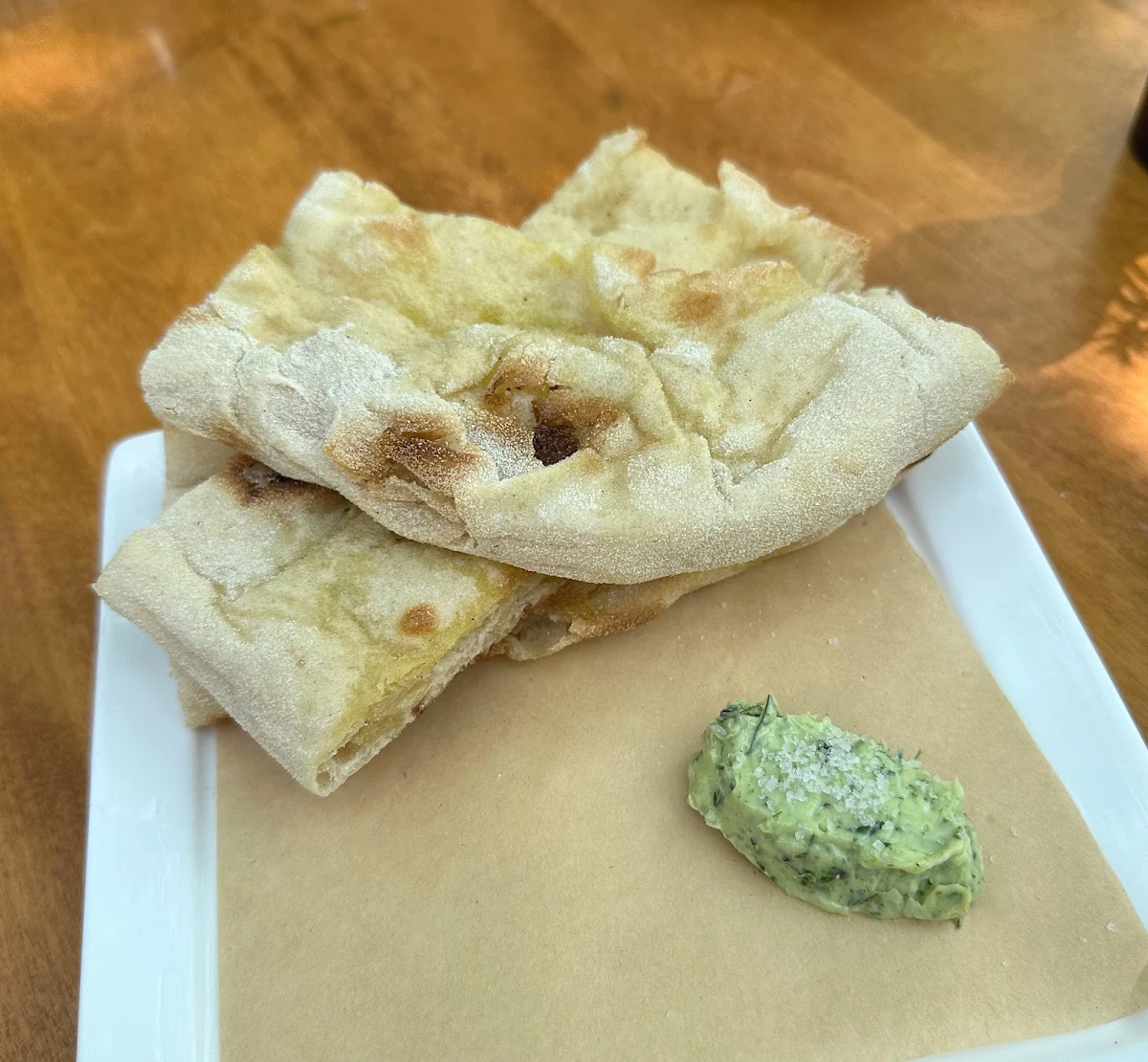 Fresh Focaccia Bread, Marché des Éclusiers