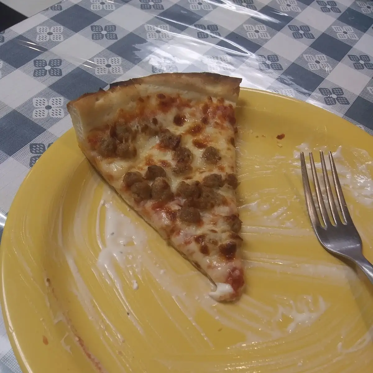 Sausage Pizza Slice