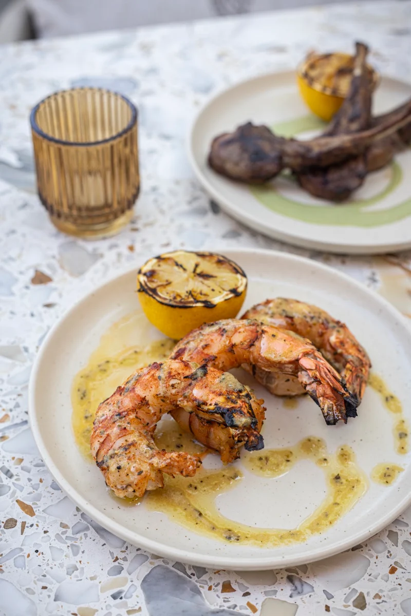 Grilled Shrimp, PAROS