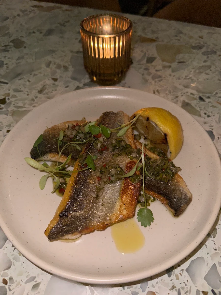 Whole Grilled Branzino, PAROS