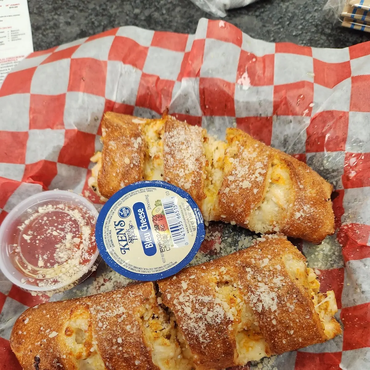 Buffalo Chicken Stromboli