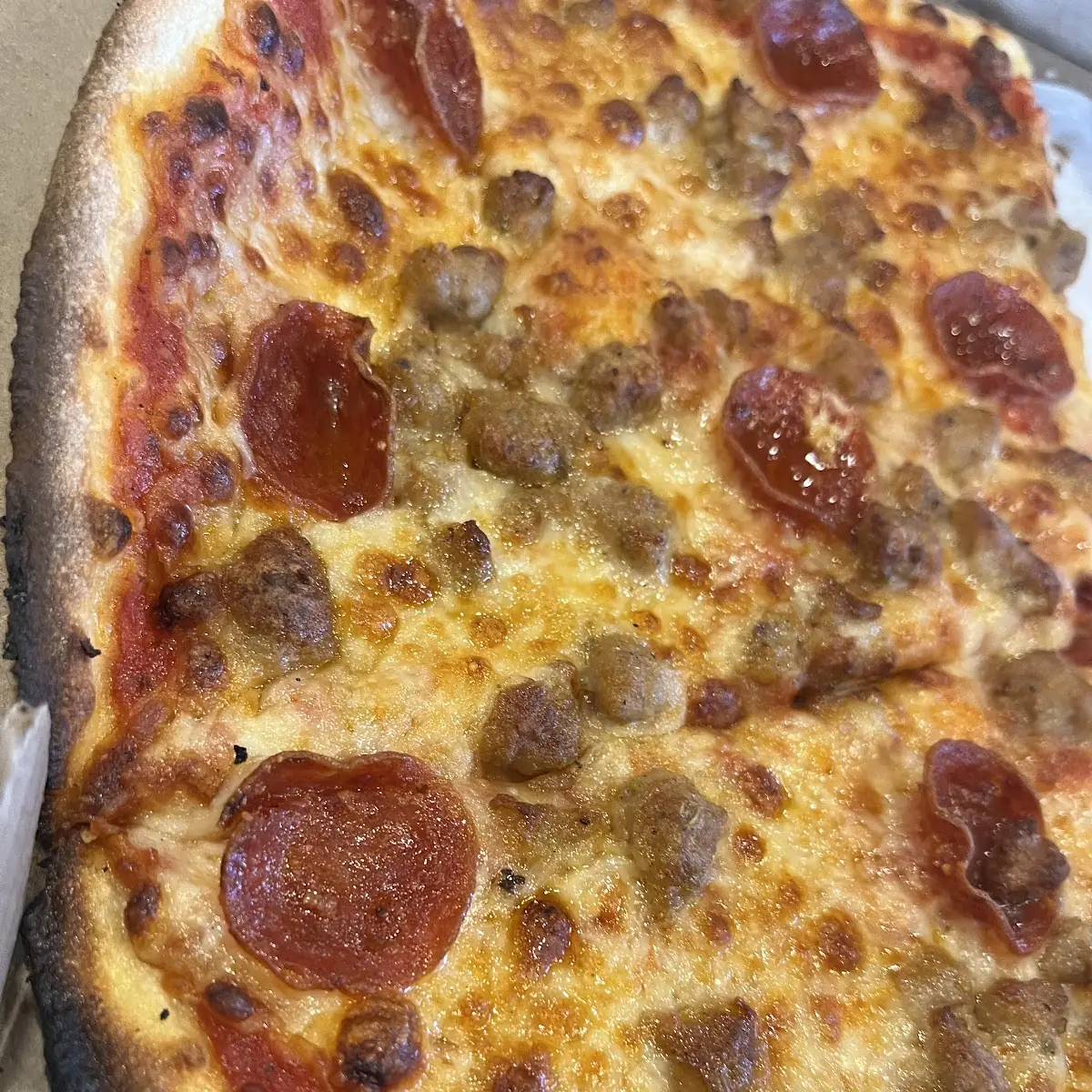 Pepperoni and Sausage Pizza