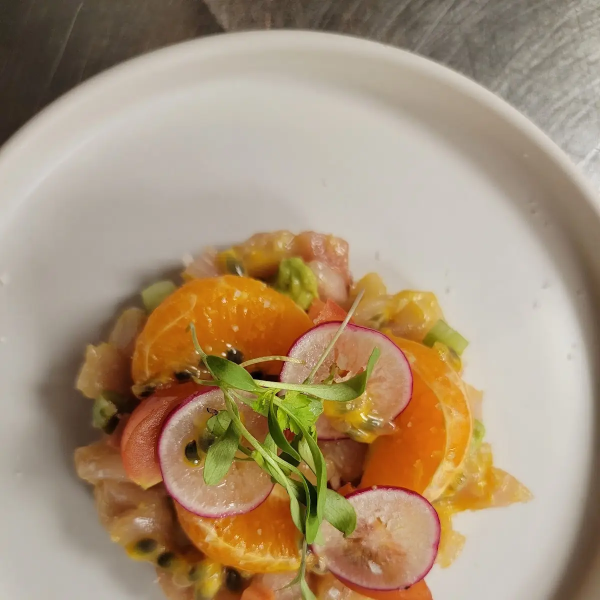 Hamachi Crudo
