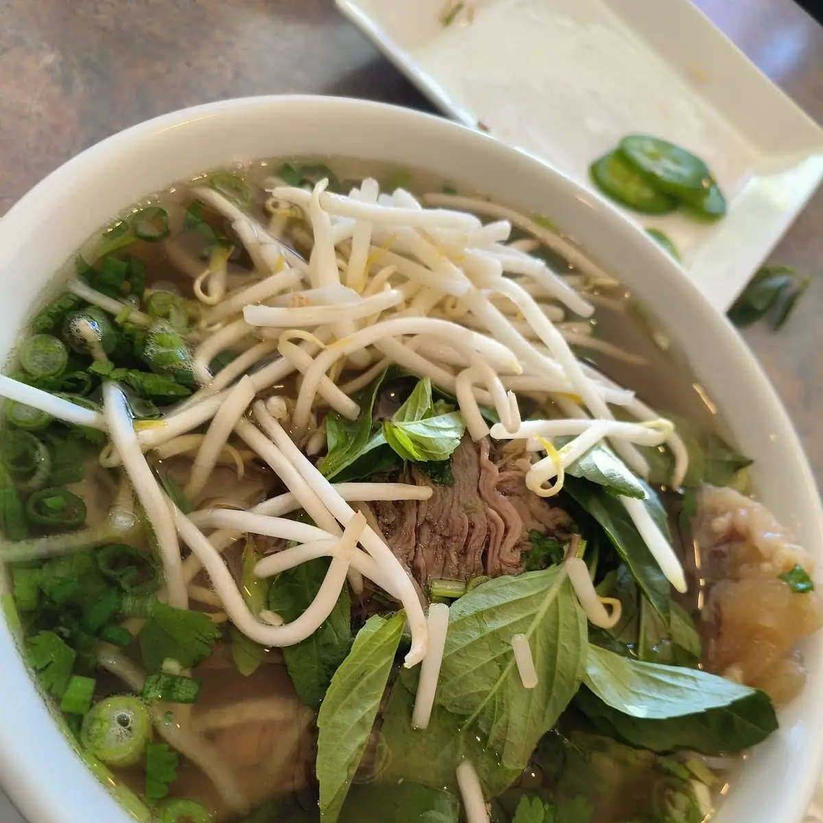 Vietnamese Beef Pho with Herbs