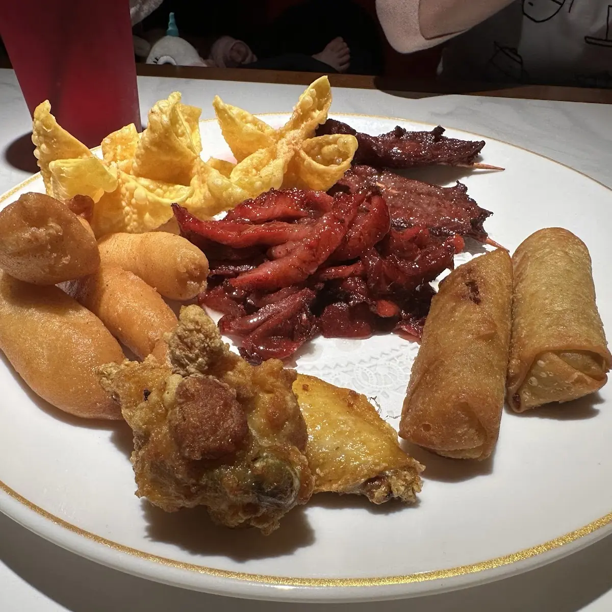 Roast Pork Egg Roll