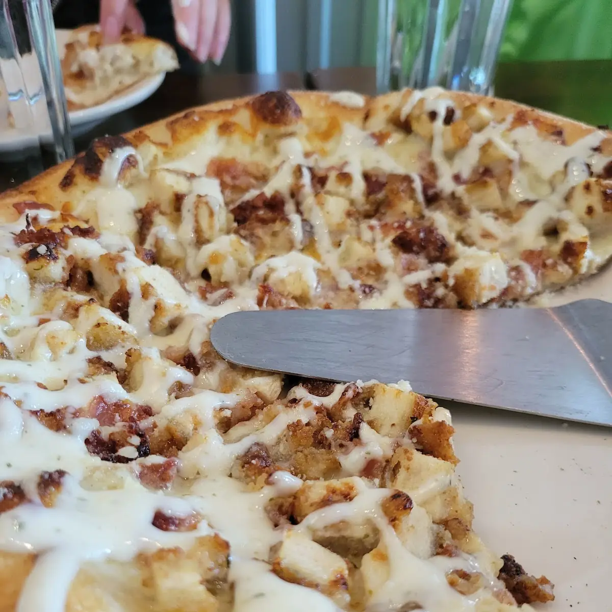 Chicken Bacon Ranch Pizza
