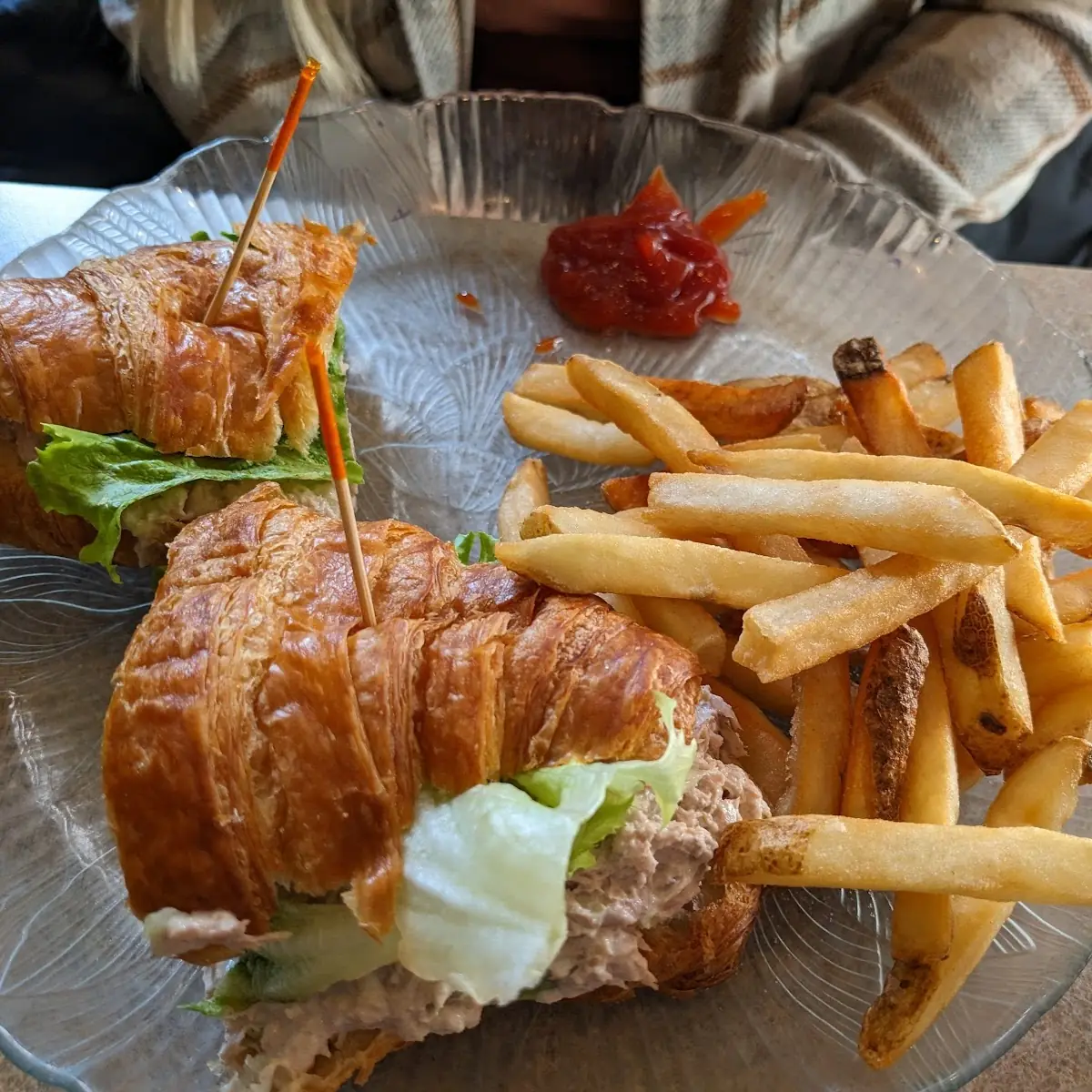 Tuna Salad on Croissant