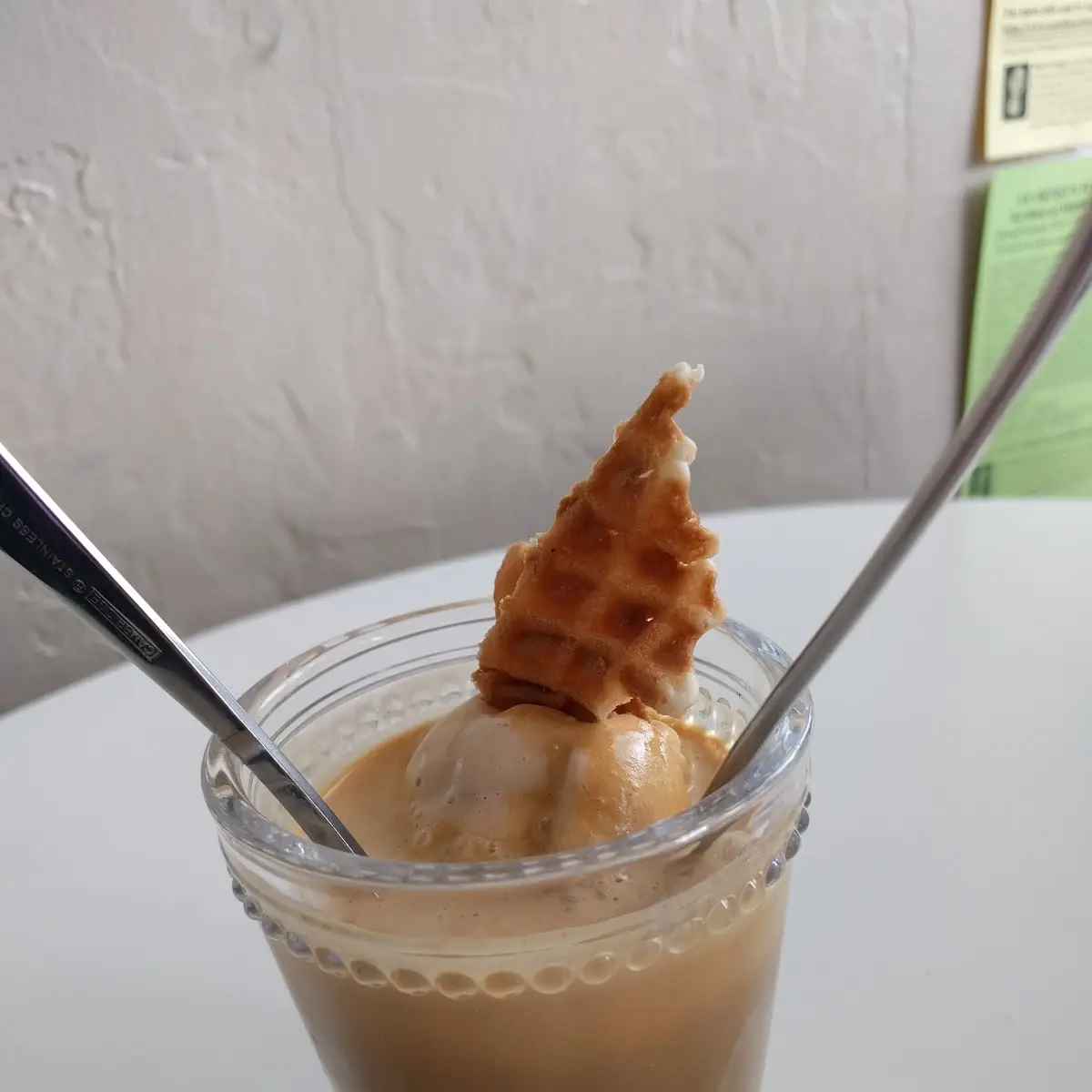 Affogato with Hazelnut Gelato
