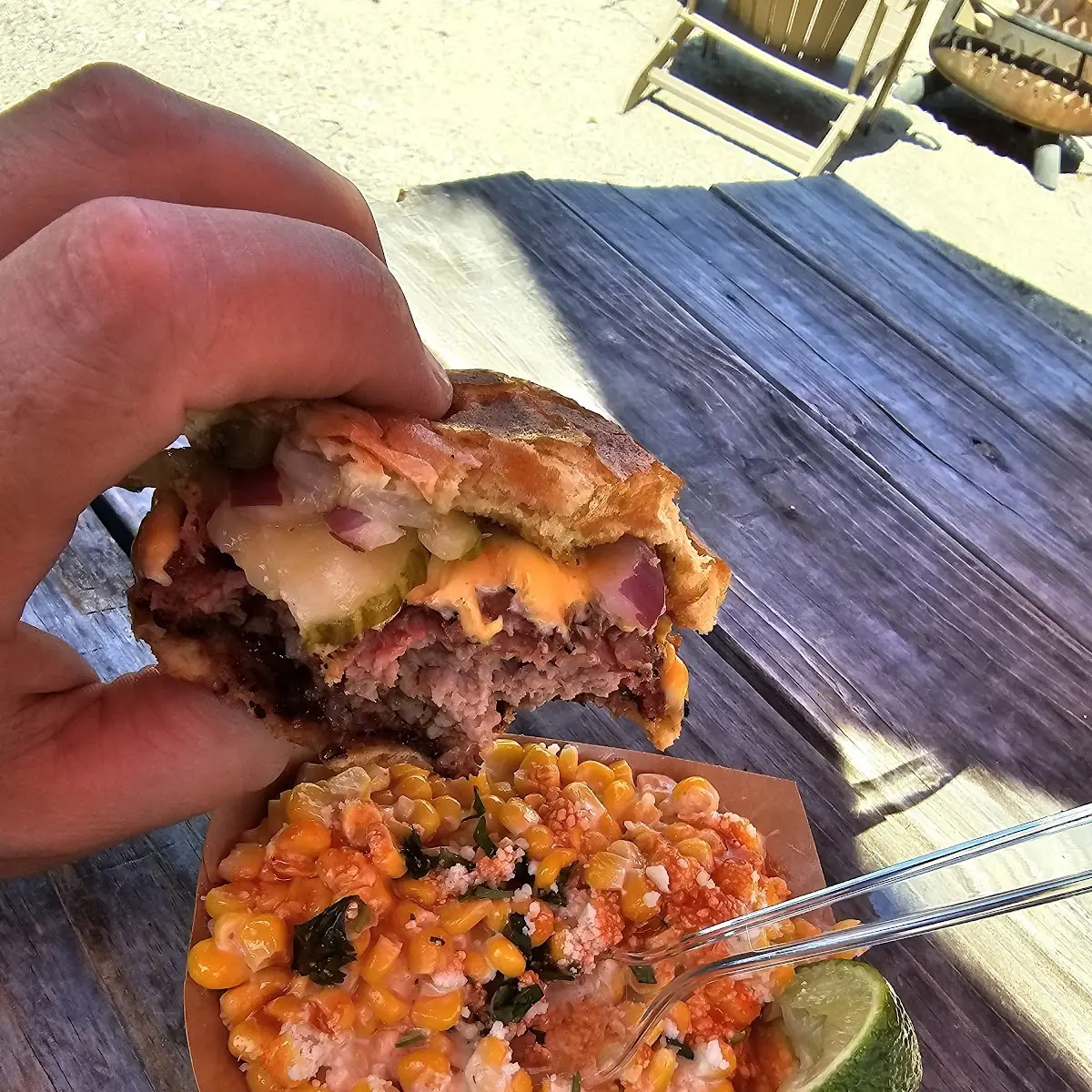 Smoked Brisket Cheeseburger