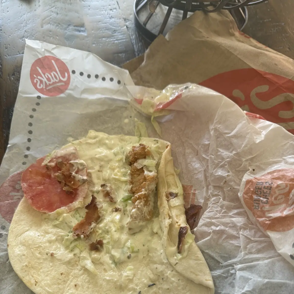 Chicken Bacon Wrap Box