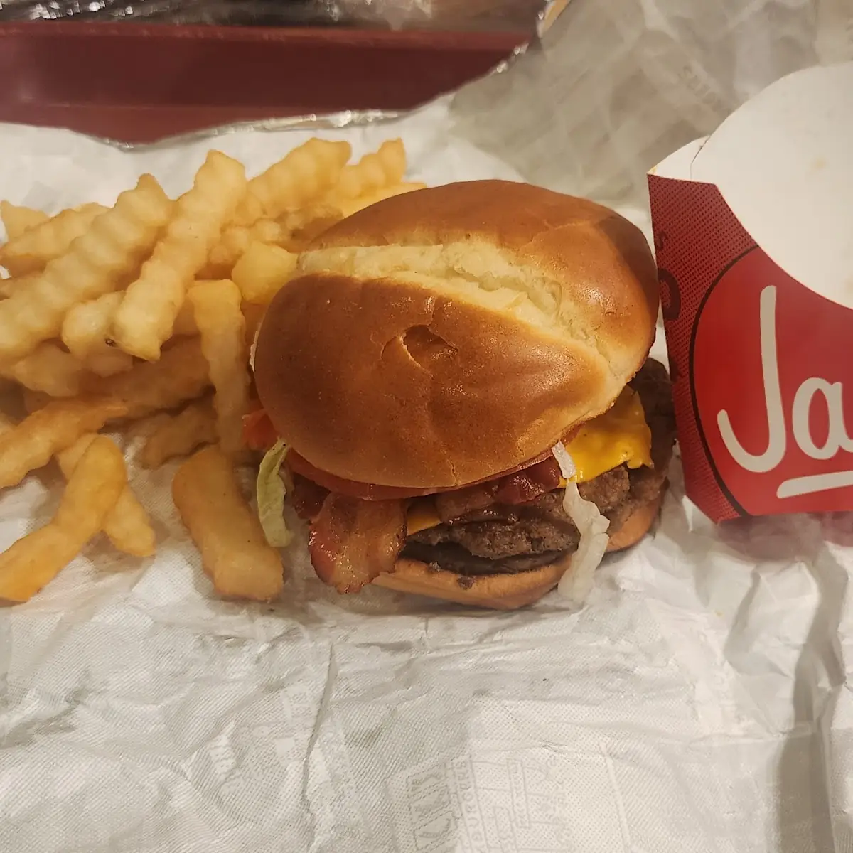 The Bacon Burger and Fries