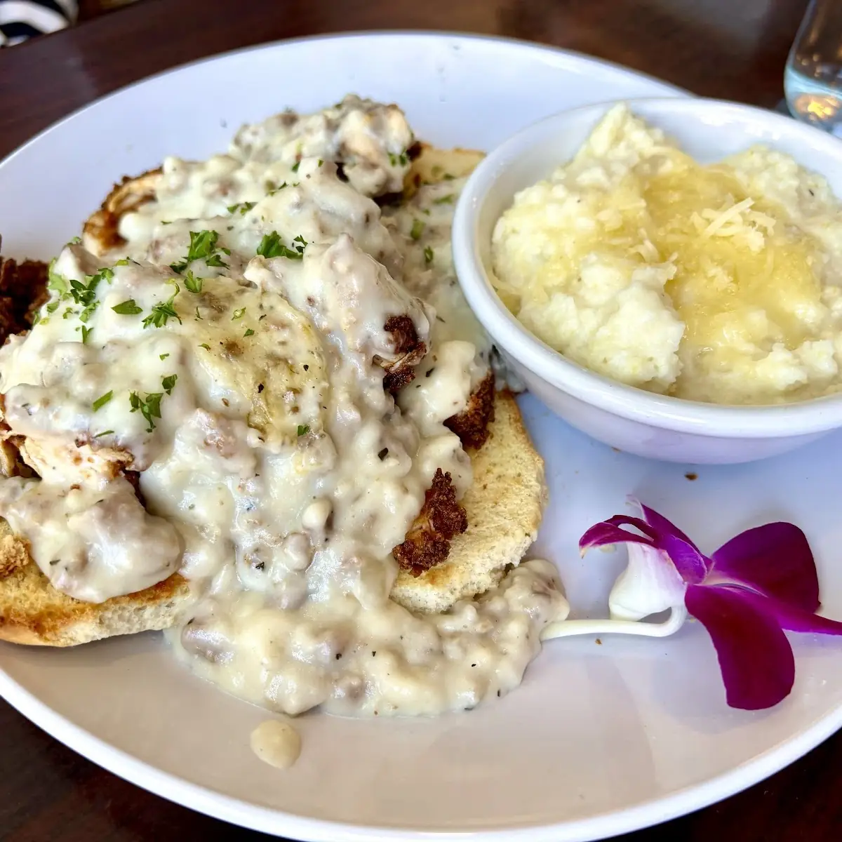 Chicken Biscuits & Gravy