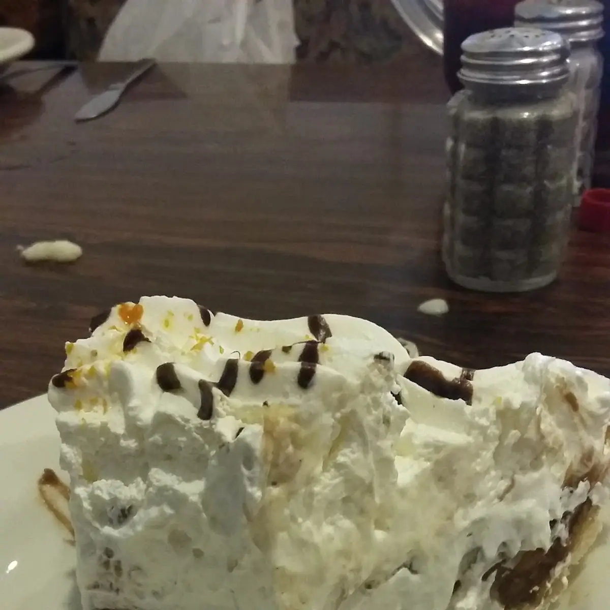 Chocolate Cream Pie Slice