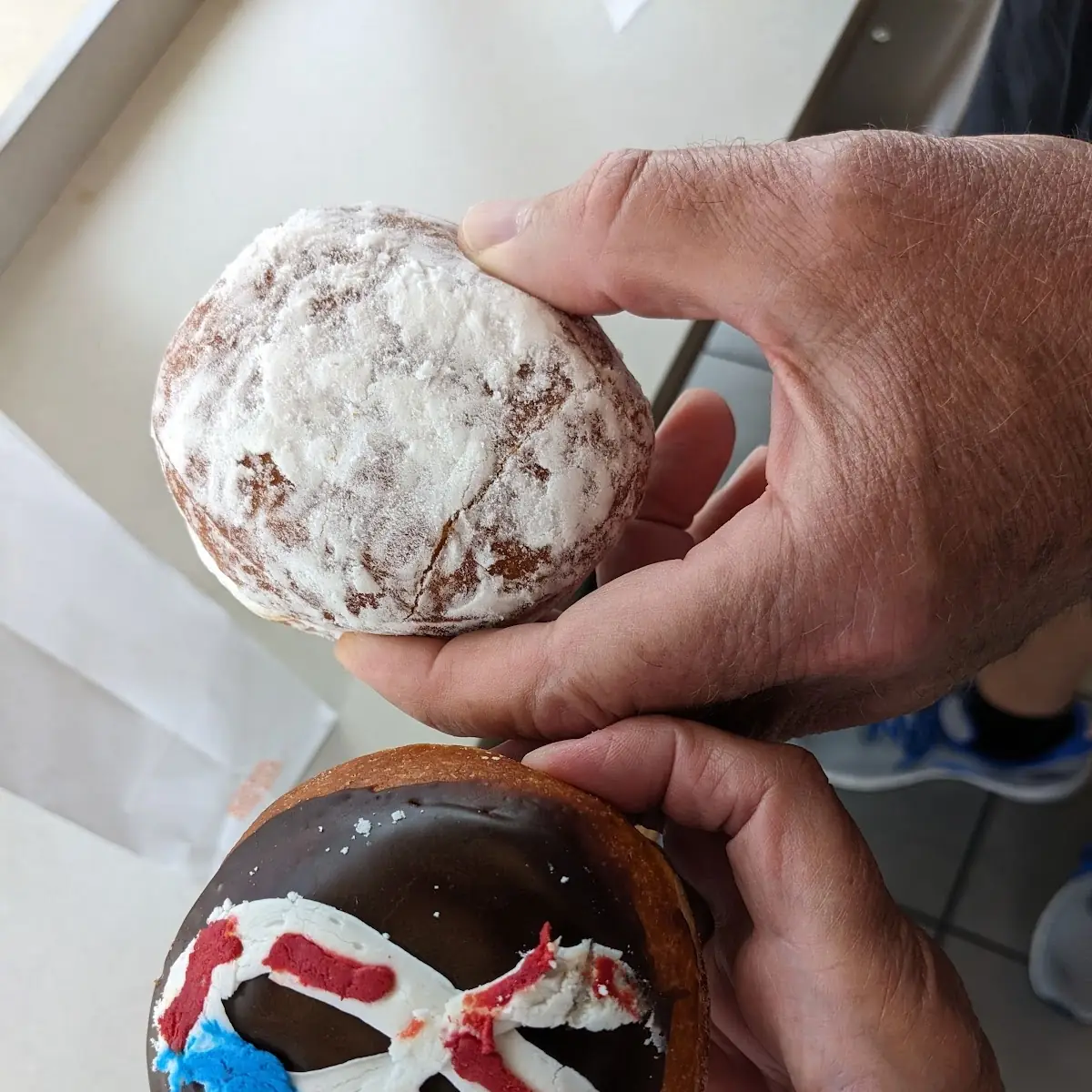 Bavarian Cream and 1776 Donut