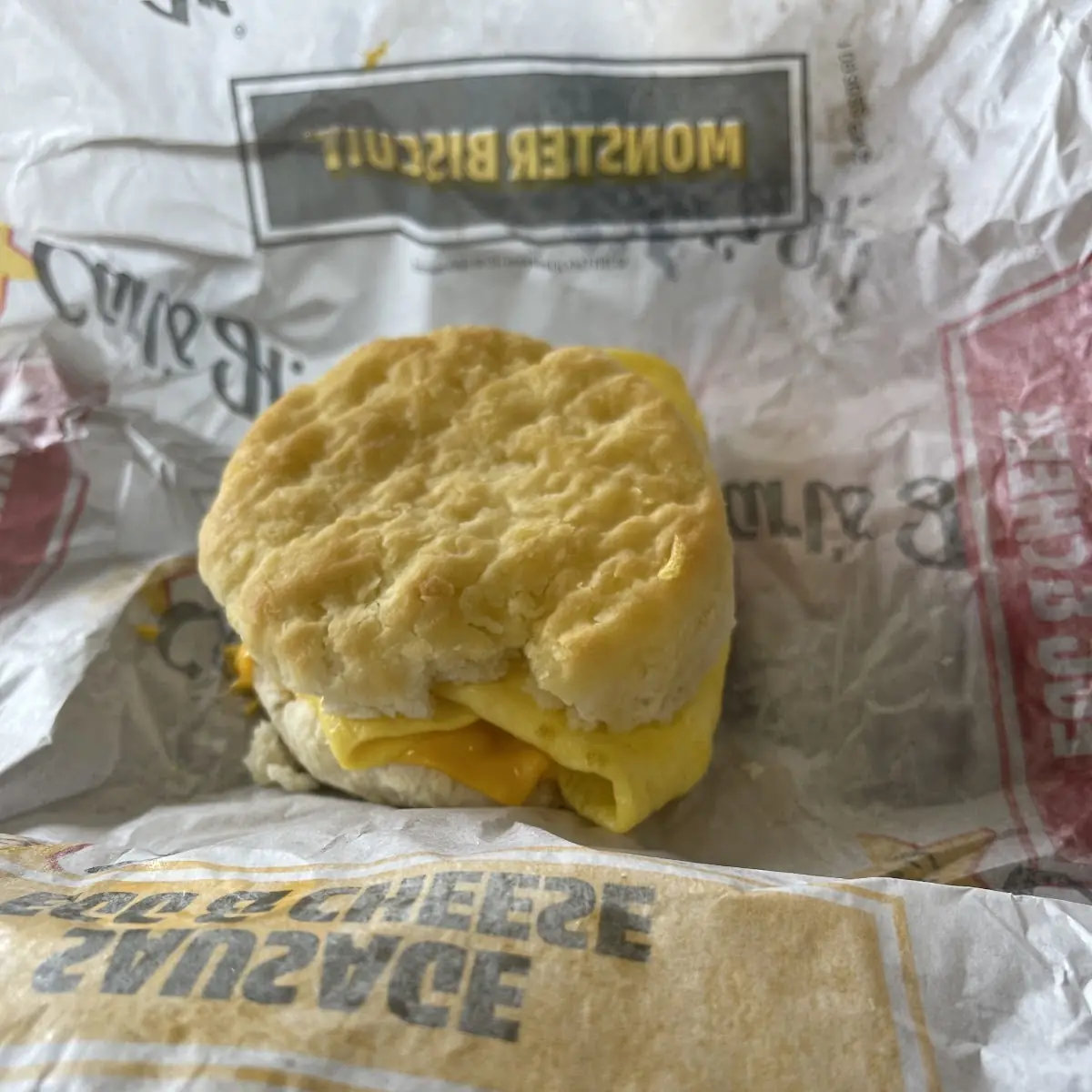 Sausage and Egg Biscuit