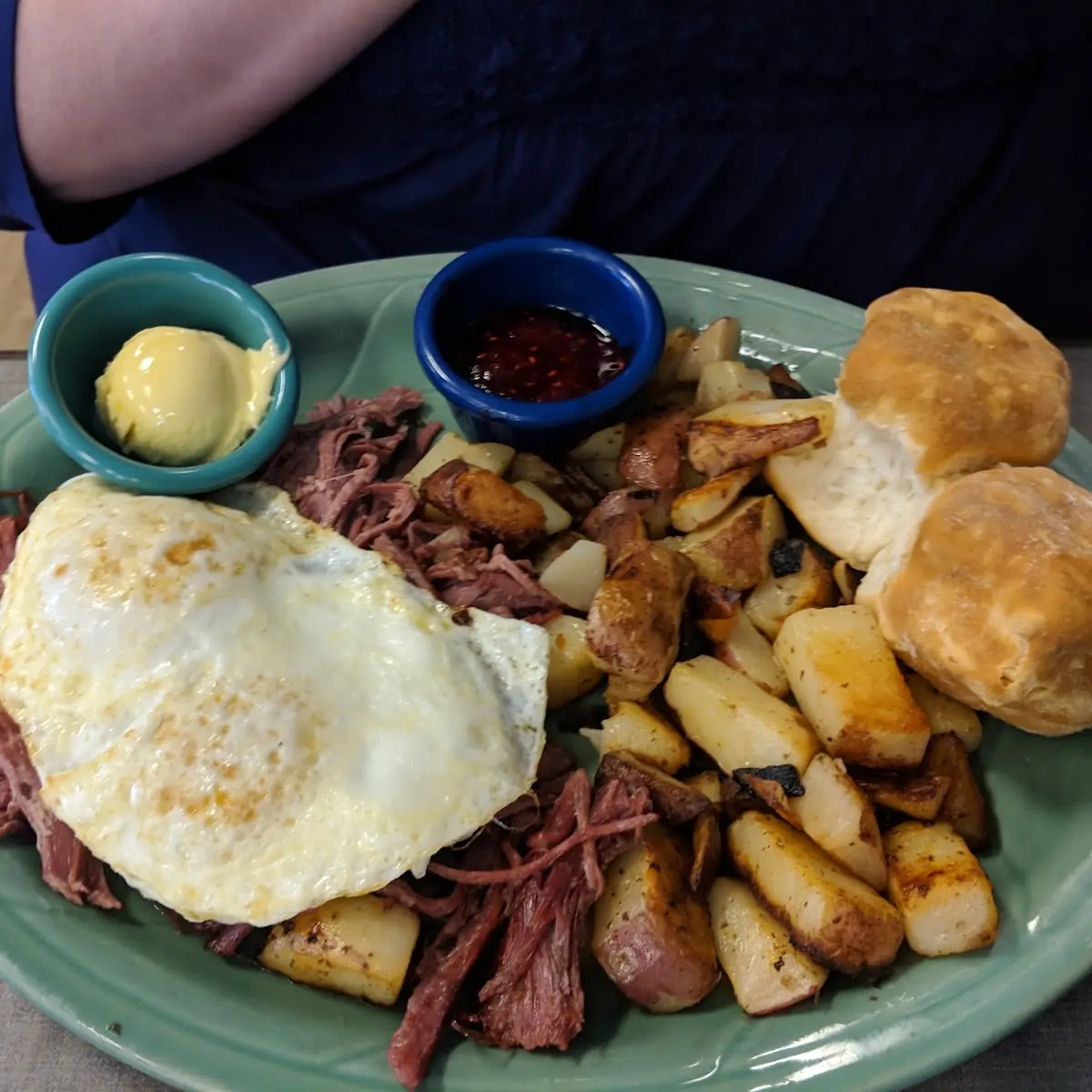 Corned Beef Hash and Eggs