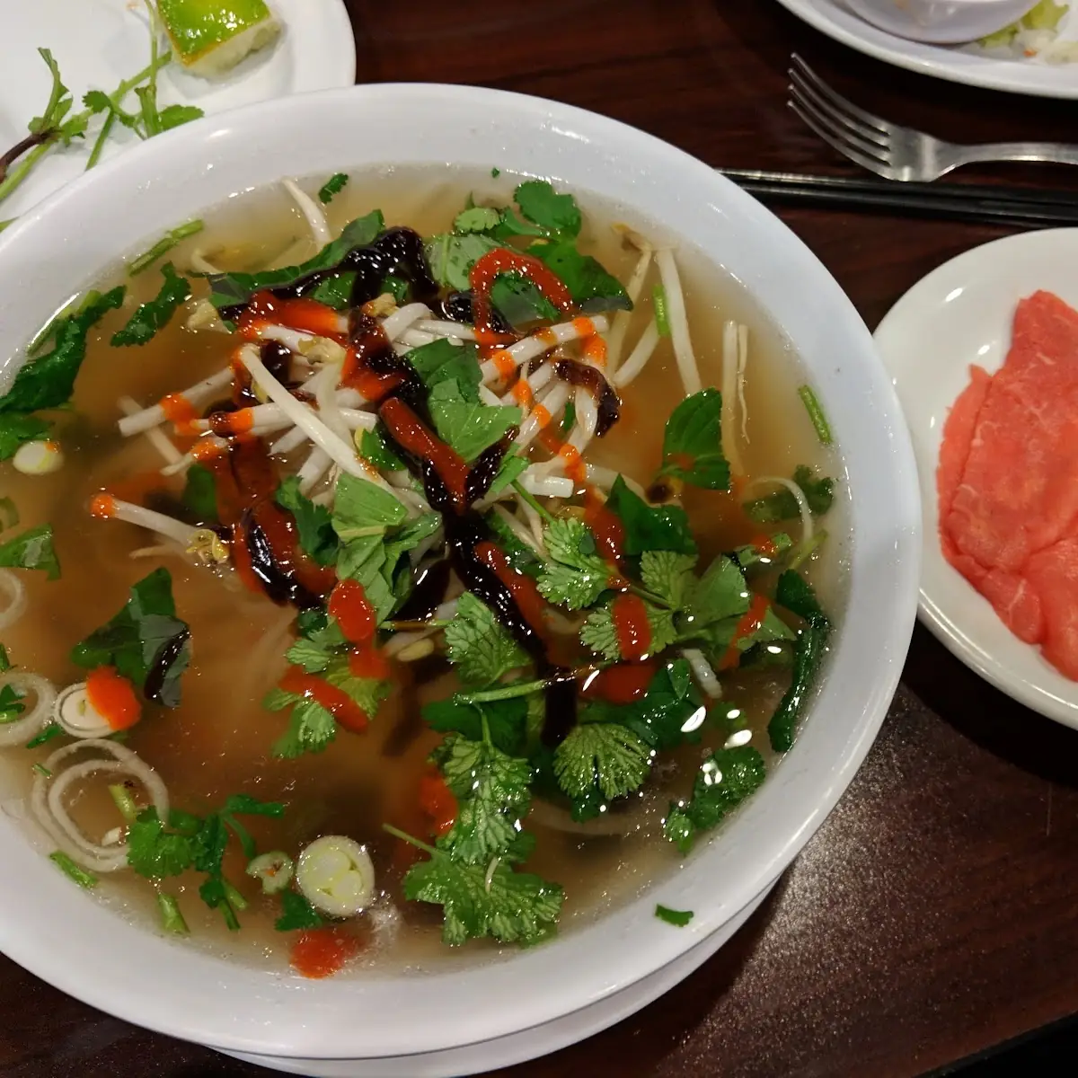Rare Steak Beef Pho