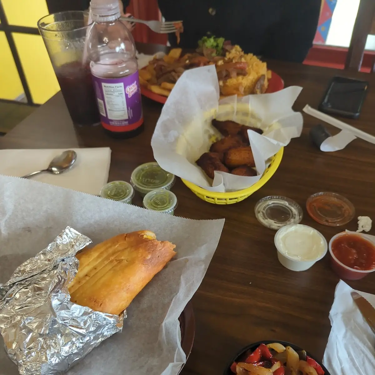 Giant Crispy Chicken Burrito